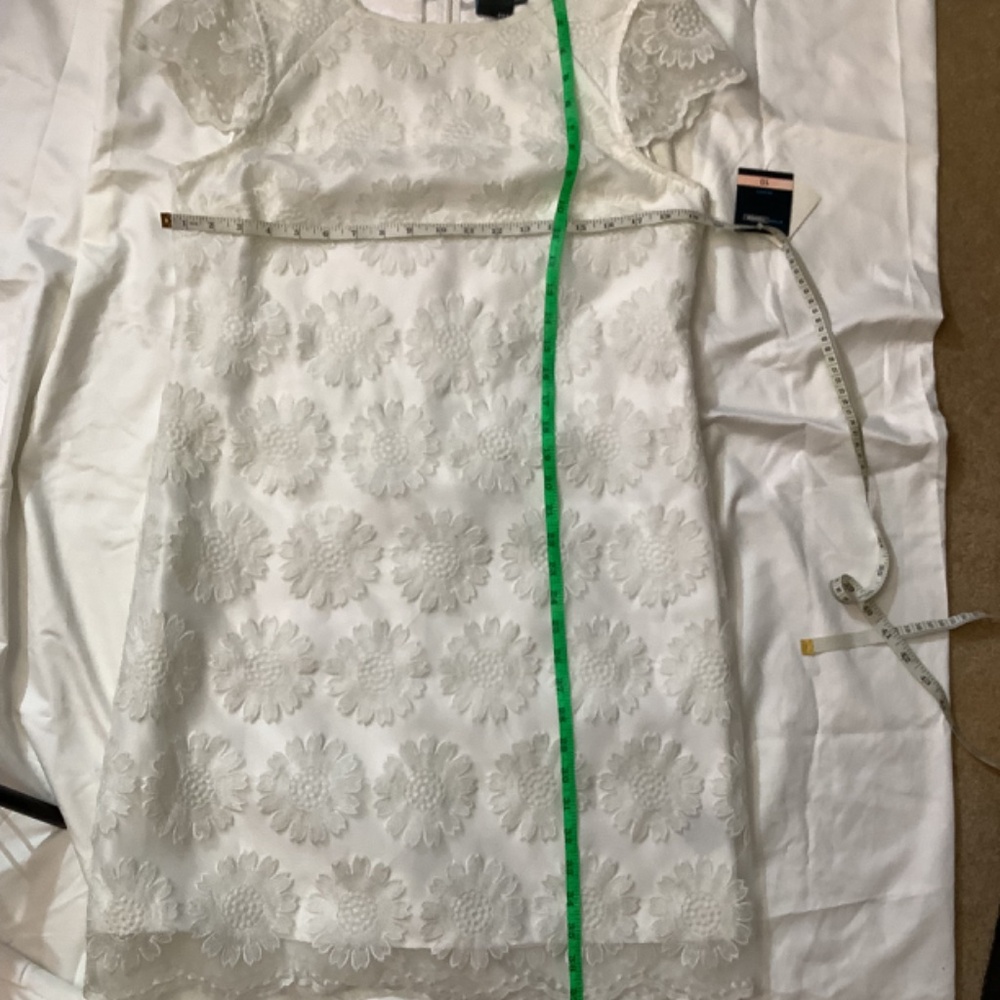 NWT‎ Gabby Skye white lace wedding formal casual dress sz. 10. Beautiful - Picture 10 of 13